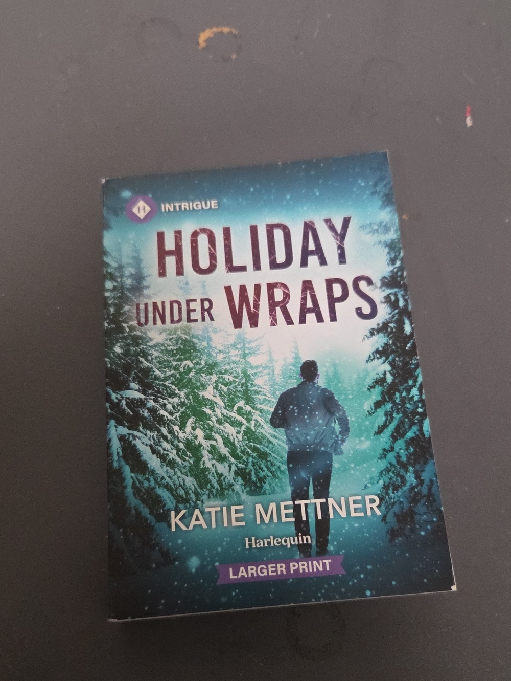 Holiday Under Wraps by Katie Mettner - Blue Holiday Décor Book Cover